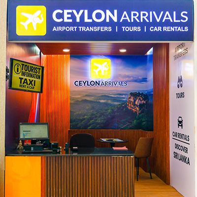 Ceylon Arrivals counter